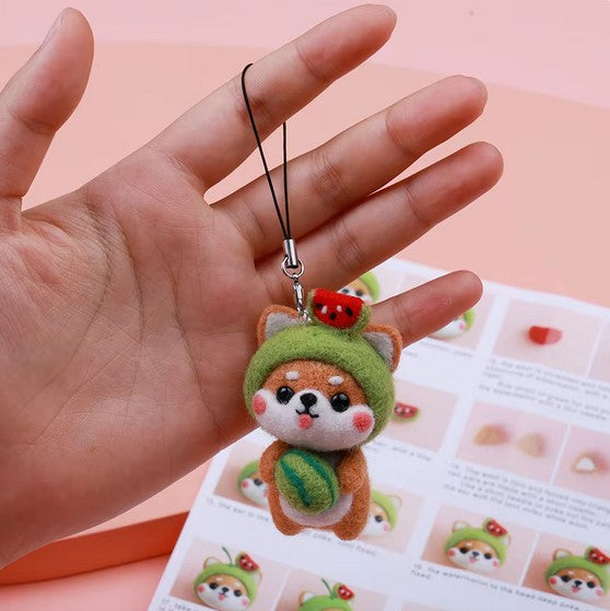 naaldvilten voor beginners - naaldvilt pakket lieve poppetjes - naaldvilten voor starters - starterspakket naaldvilten