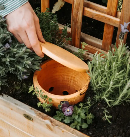 Plantbare composter 4L voor zero waste biocomposteren in potten