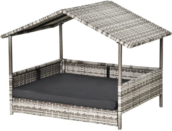 Comfortabel hondenbed met dak voor kleine en middelgrote honden