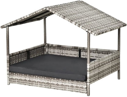 Comfortabel hondenbed met dak voor kleine en middelgrote honden