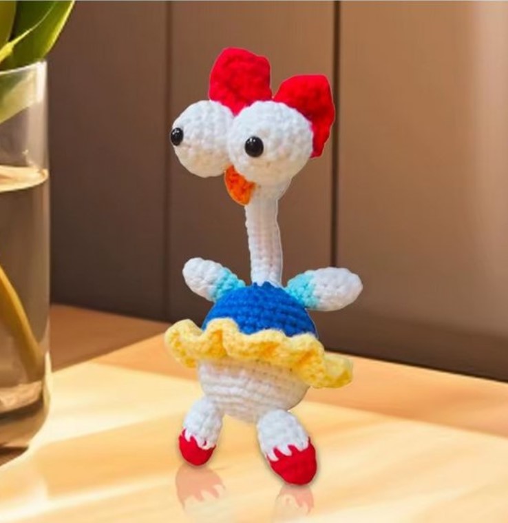 haken voor beginners - haakpakket grappige kip - haken voor starters - starterspakket haken - haken voor liefhebbers