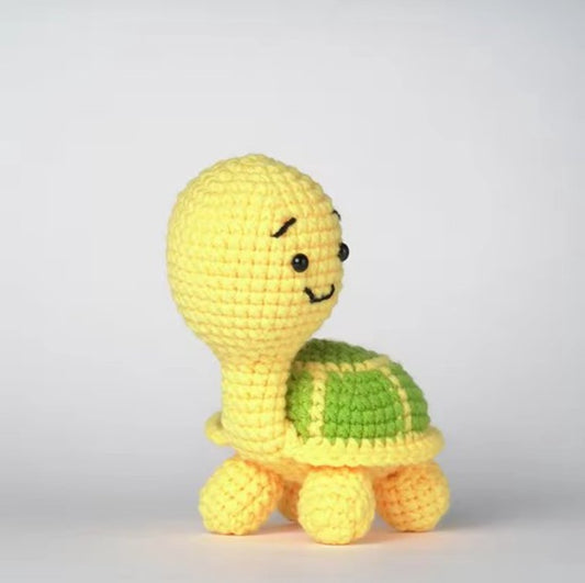 haken voor beginners - haakpakket schattige schildpad - haken voor starters - starterspakket haken