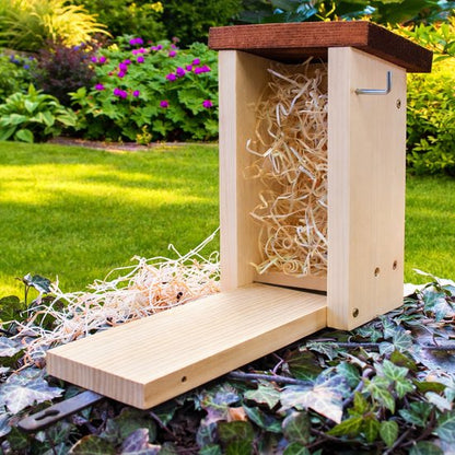 Insectenhuis Set – Vlinderhuis & Lieveheersbeestjeshuis – 100% Massief Duits Hout (2 cm) – Weerbestendig – Handgemaakt – Duurzaam Insectenhotel