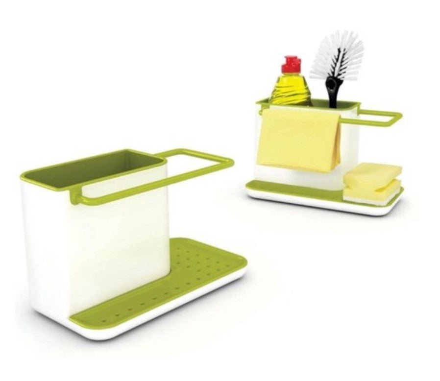 Vaatdoekhouder Keuken – Vaatdoek Rekje zonder Boren – Afwasborstelhouder – Sponsjeshouder – Praktisch Opbergrek voor Keukenaccessoires – Handig voor Vaatdoek, Spons & Borstel