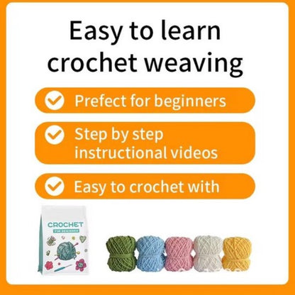 haken voor beginners - haakpakket schattige potbloemplanten - haken voor starters - starterspakket haken - 4-delig - haken voor liefhebbers