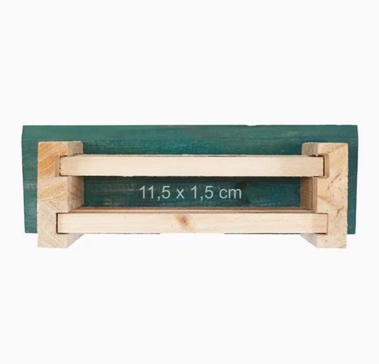 Set van 4 Vleermuiskasten van Hout – Vleermuishuis / Nestkast met Invliegopening – Voor Tuin en Gevel – 25 cm
