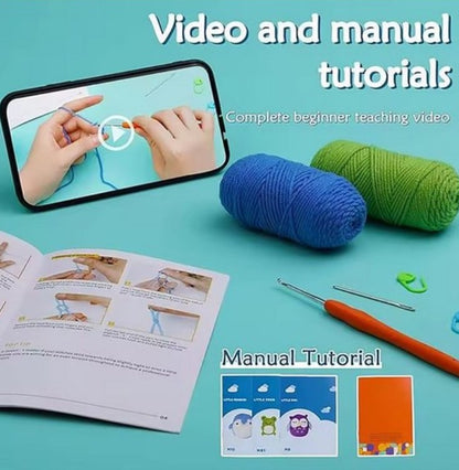 haken voor beginners - haakpakket 3 schattige dierenvriendjes - haken voor starters - starterspakket haken - haken voor liefhebbers