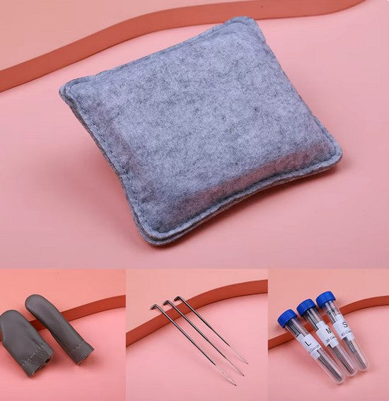 naaldvilten voor beginners - naaldvilt pakket lieve poppetjes - naaldvilten voor starters - starterspakket naaldvilten