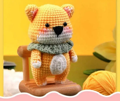 haken voor beginners - haakpakket schattig beertje - haken voor starters - starterspakket haken