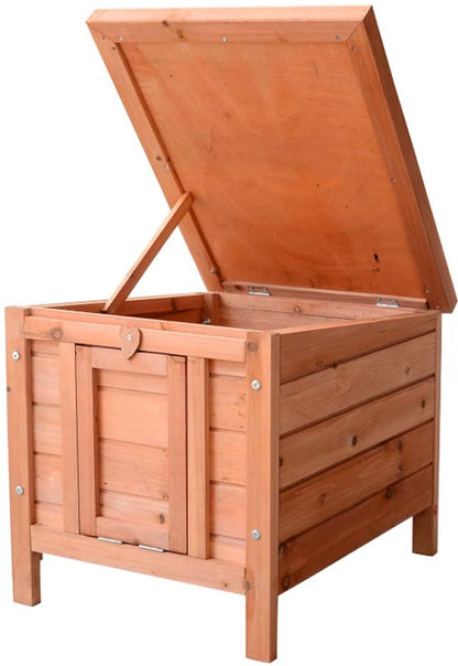 Dierenhut voor cavia's met ventilatie en stevig houten frame