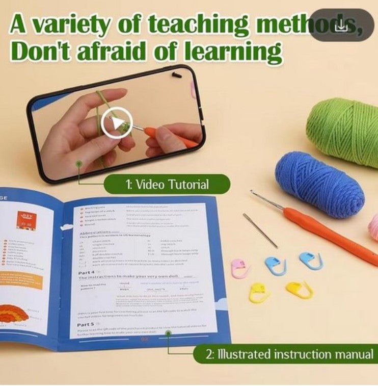 haken voor beginners - haakpakket schattige kikker - haken voor starters - starterspakket haken