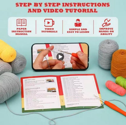 Haakpakket Tablettas voor Beginners – Starterspakket Haken voor Starters en Liefhebbers