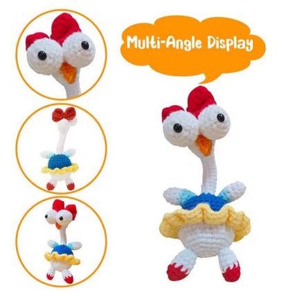 haken voor beginners - haakpakket grappige kip - haken voor starters - starterspakket haken - haken voor liefhebbers