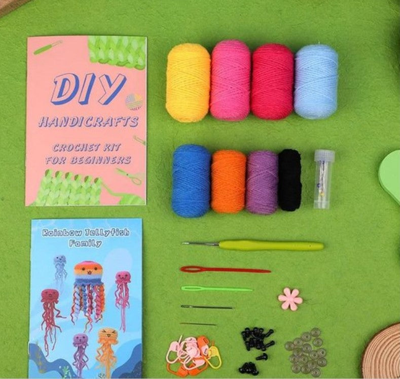 haken voor beginners - haakpakket schattige kwalletjes - haken voor starters - starterspakket haken