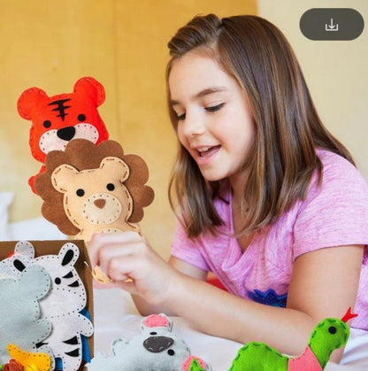 naaien voor beginners - naaipakket schattige jungledieren - naaien voor starters - starterspakket naaien