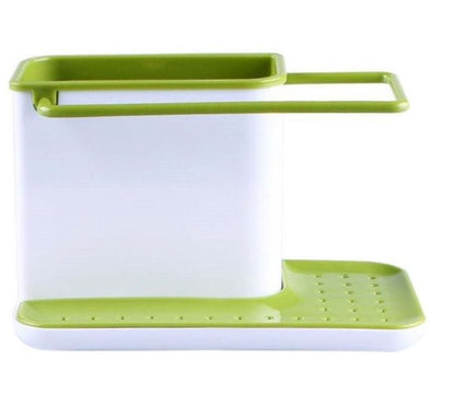 Vaatdoekhouder Keuken – Vaatdoek Rekje zonder Boren – Afwasborstelhouder – Sponsjeshouder – Praktisch Opbergrek voor Keukenaccessoires – Handig voor Vaatdoek, Spons & Borstel