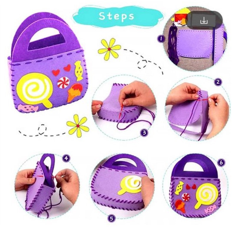 naaien voor beginners - naaipakket schattige tasjes - naaien voor starters - starterspakket naaien