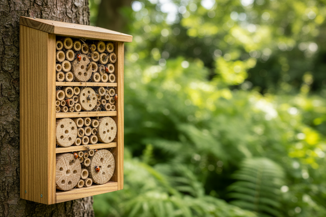 Insectenhotel Close-up
