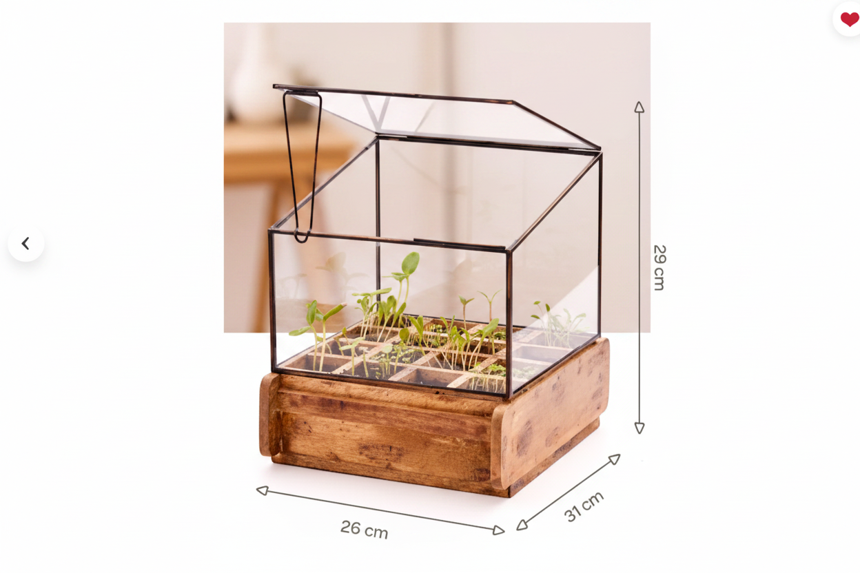 Mini greenhouse with clear dimensions