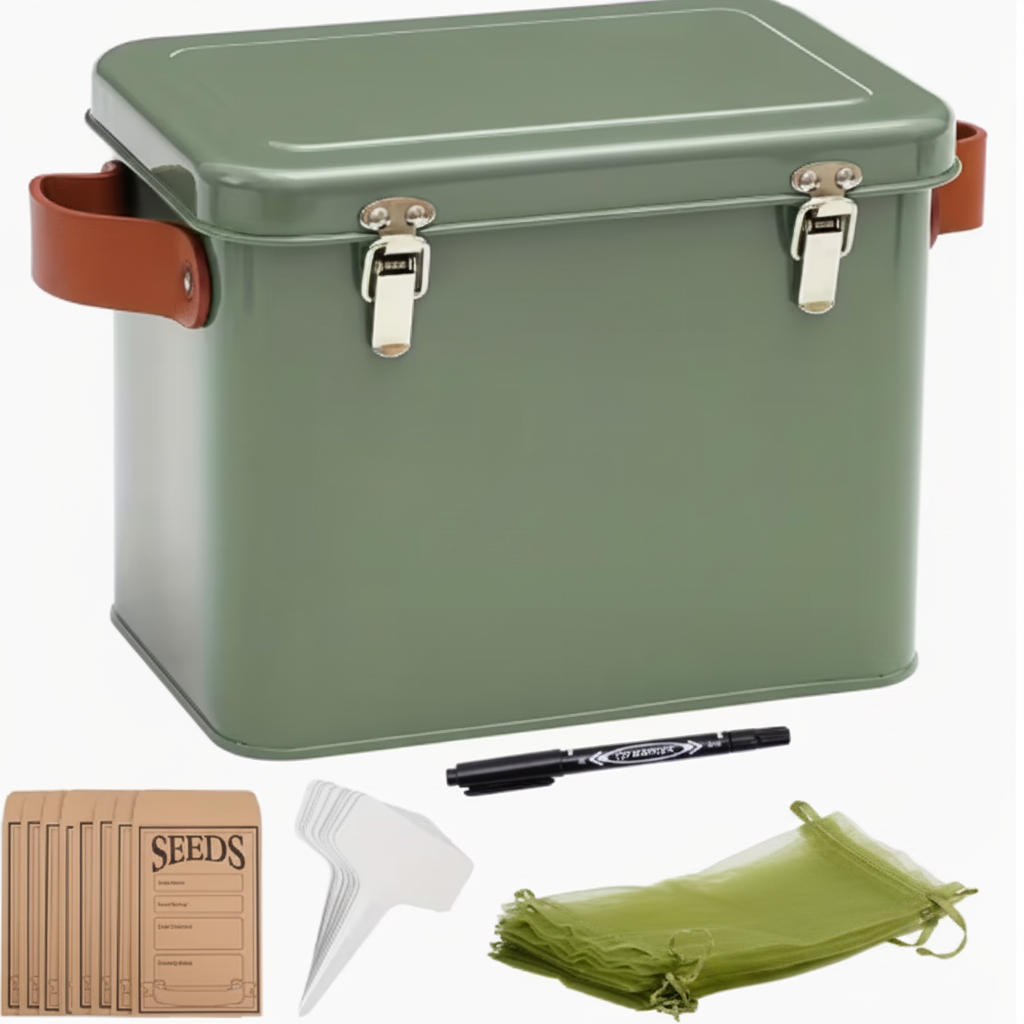 Seed box with accessories